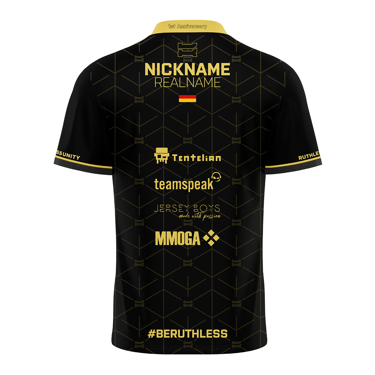 RUTHLESS UNITY - 1st Anniversary Jersey