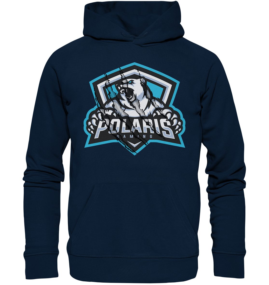 POLARIS GAMING - Scratched Logo - Basic Hoodie