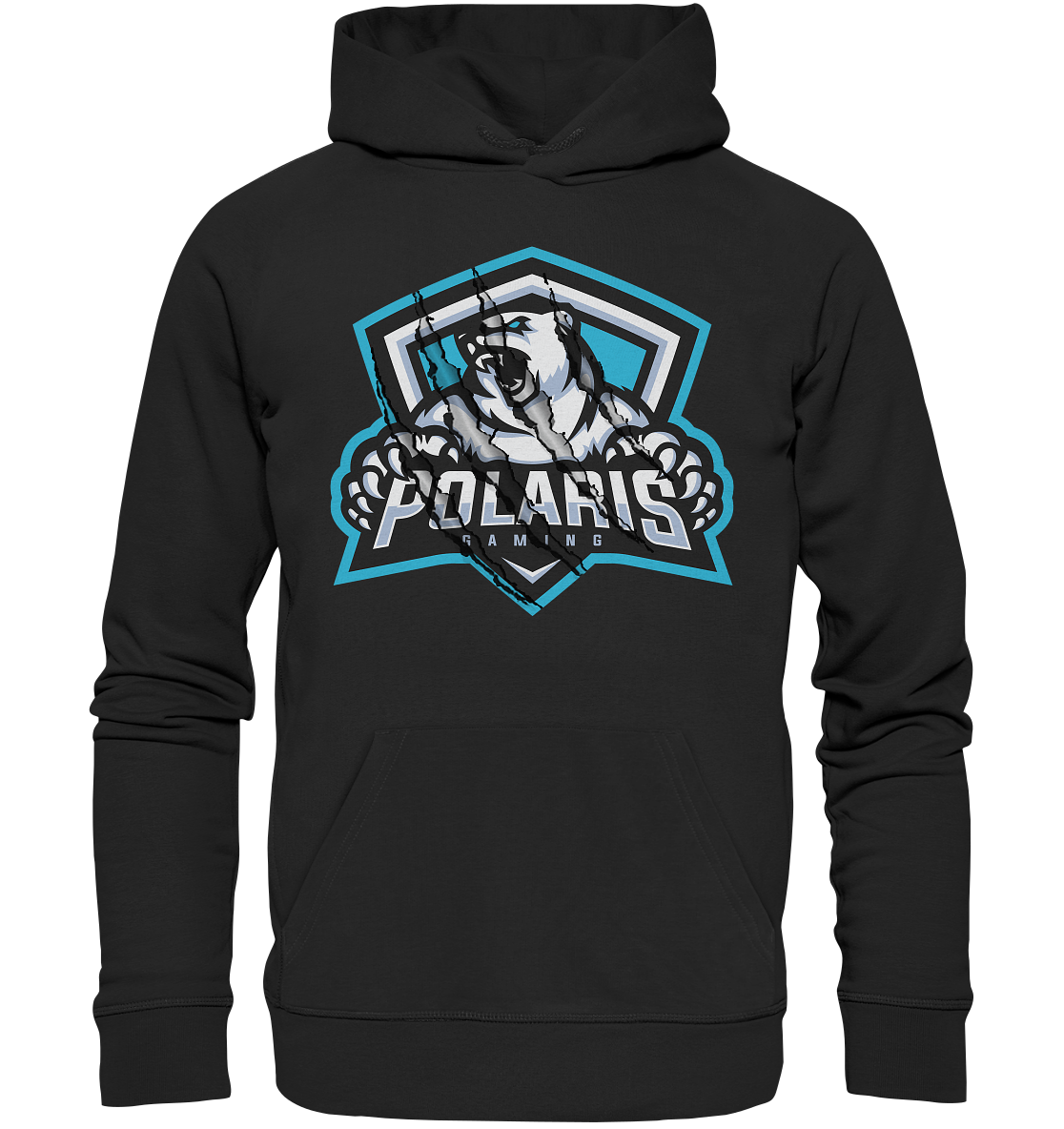 POLARIS GAMING - Scratched Logo - Basic Hoodie
