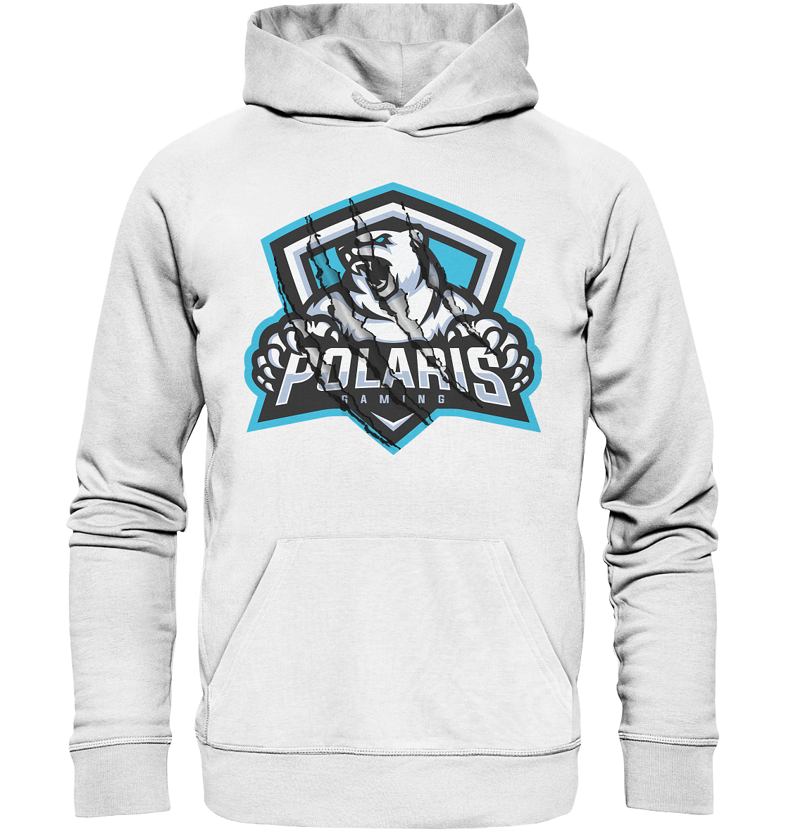 POLARIS GAMING - Scratched Logo - Basic Hoodie