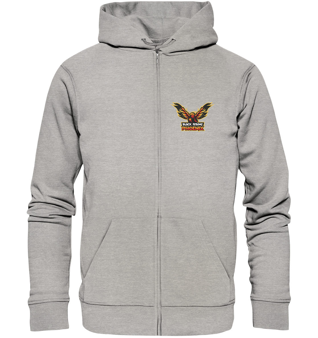 BLACK RISING PHOENIX - Basic Zipper