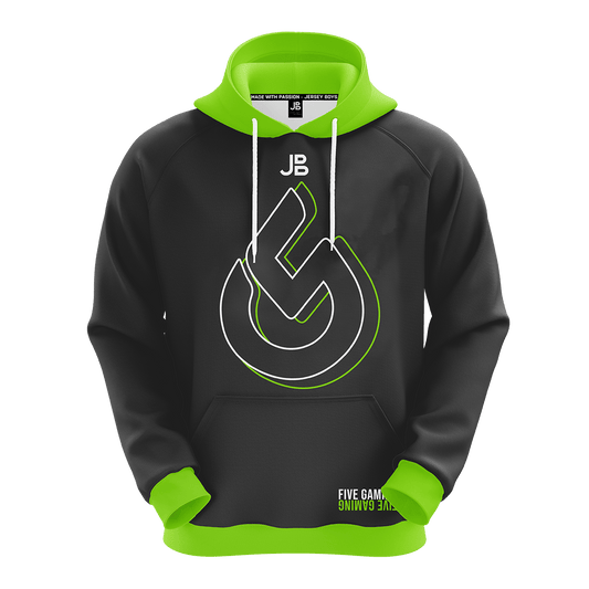 F!VE GAMING - Crew Hoodie 2021 Grey Iconic