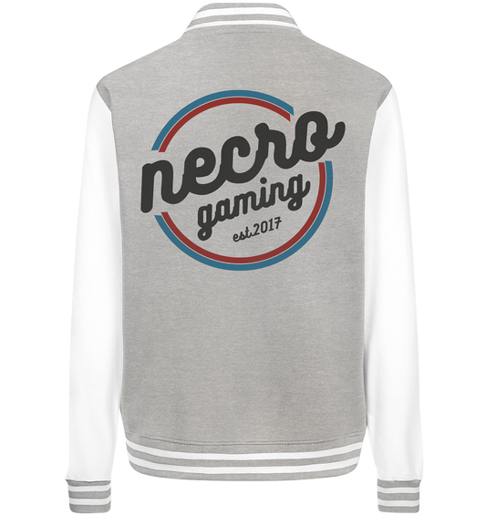 NECRO GAMING - RETRO BLACK - Basic College Jacke