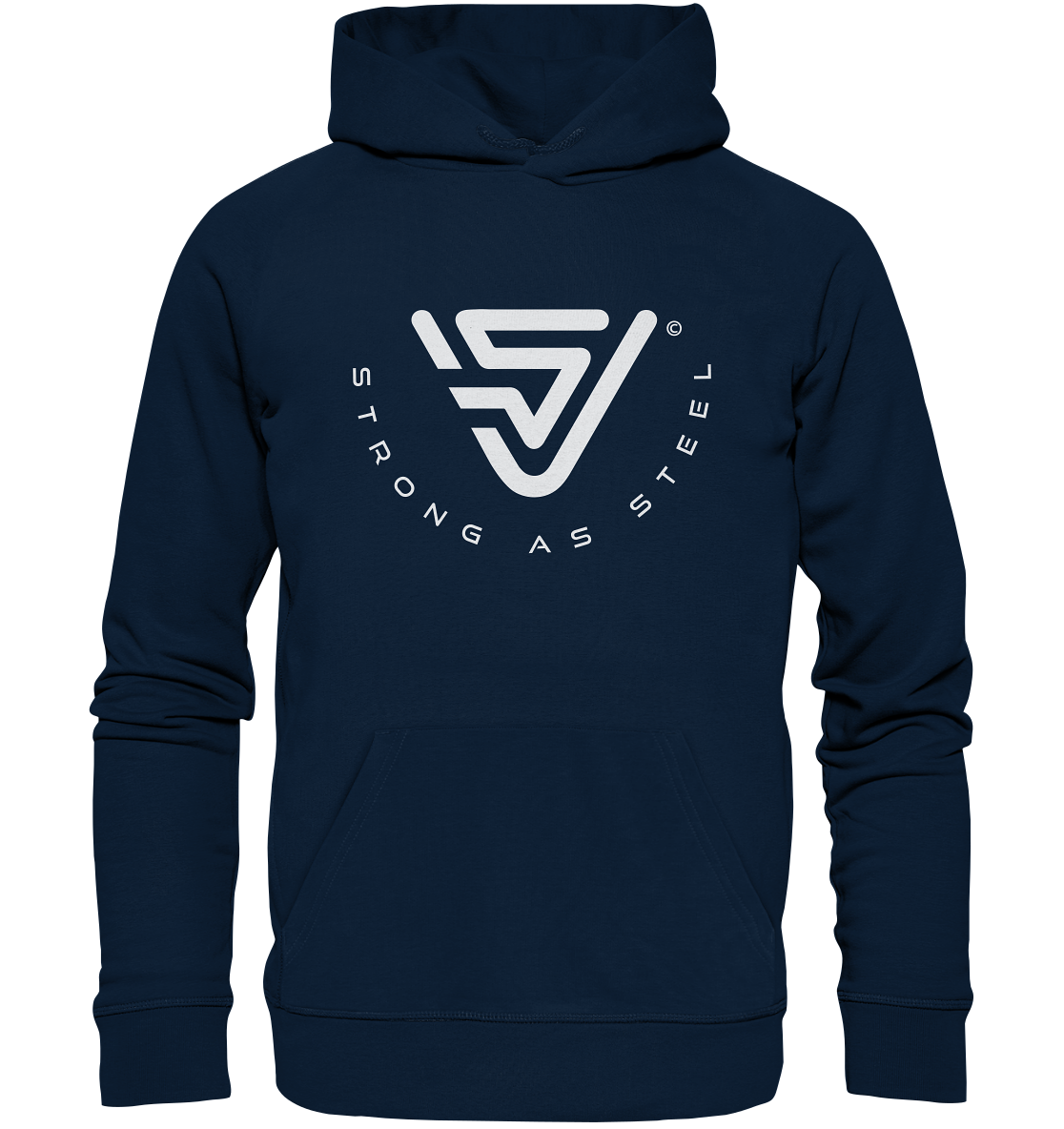 VIRTUAL STEEL WHITE -  Basic Hoodie