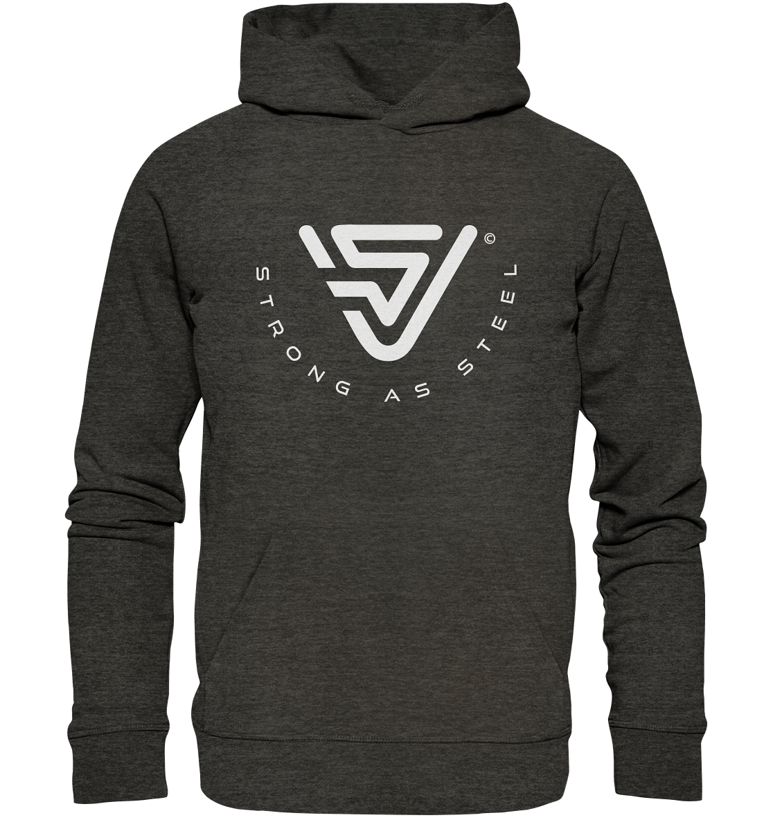 VIRTUAL STEEL WHITE -  Basic Hoodie