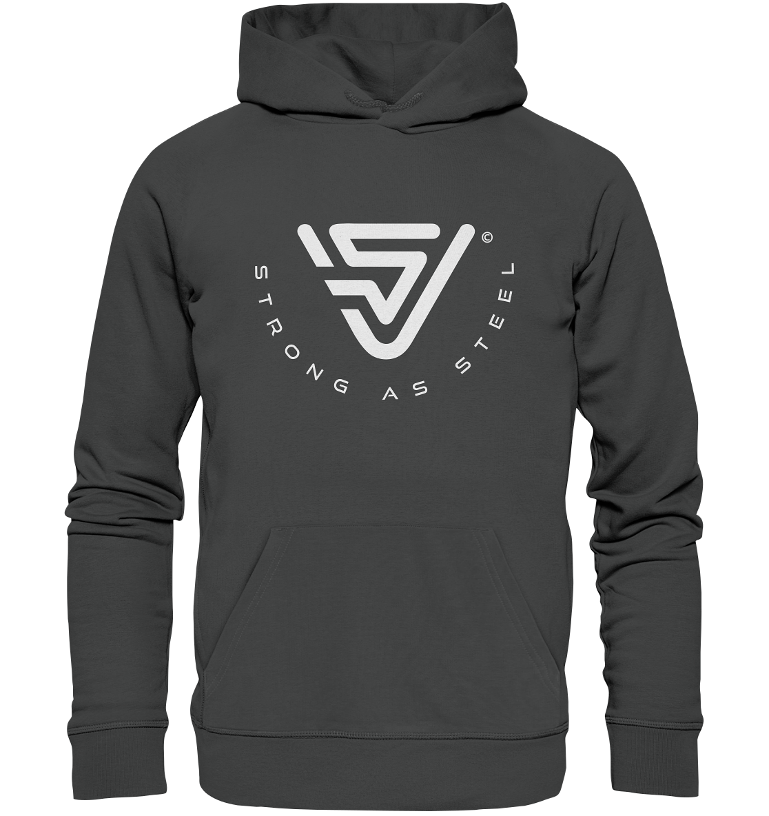 VIRTUAL STEEL WHITE -  Basic Hoodie